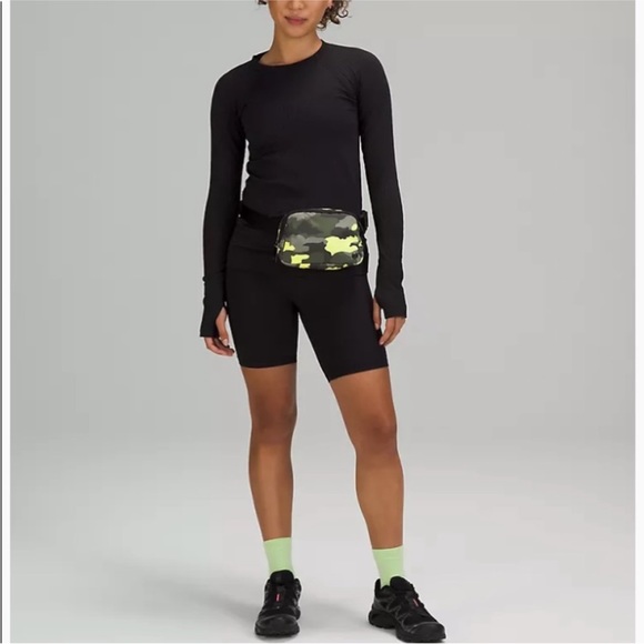 lululemon athletica Handbags - lululemon Everywhere Belt Bag Camo Green Yellow